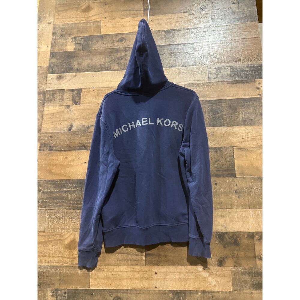 Michael Kors- Navy- Zip-Up Hoodie/Jacket- Size L Women - Picture 2 of 7